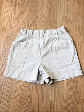 Pilcro by Anthropologie Slim Boyfriend High Waisted Light Wash Denim Shorts